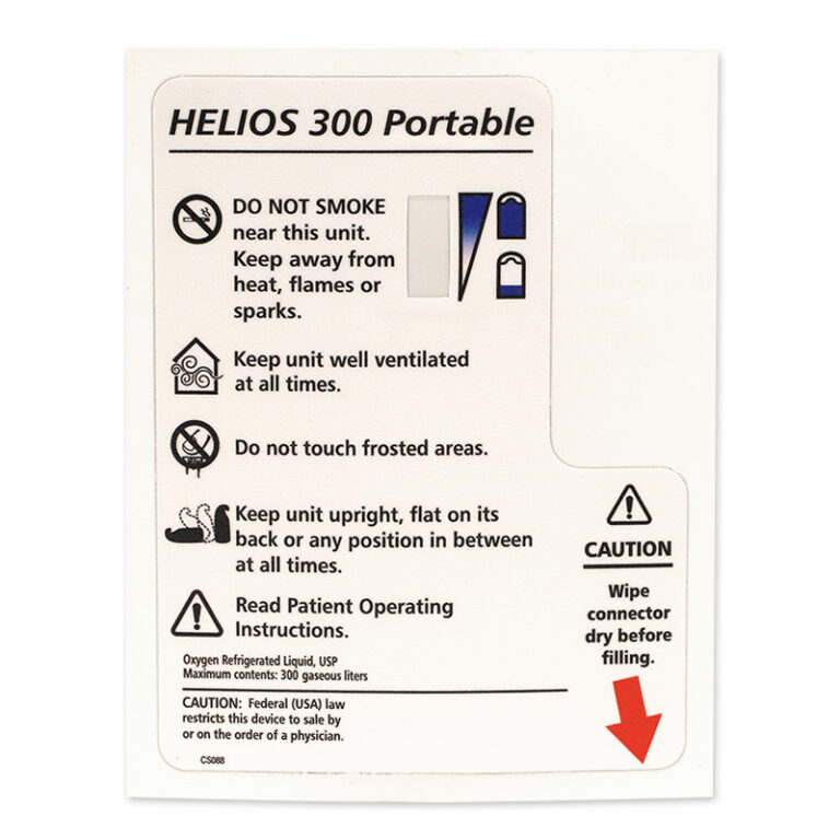Helios H-300 Rear Cover Decal